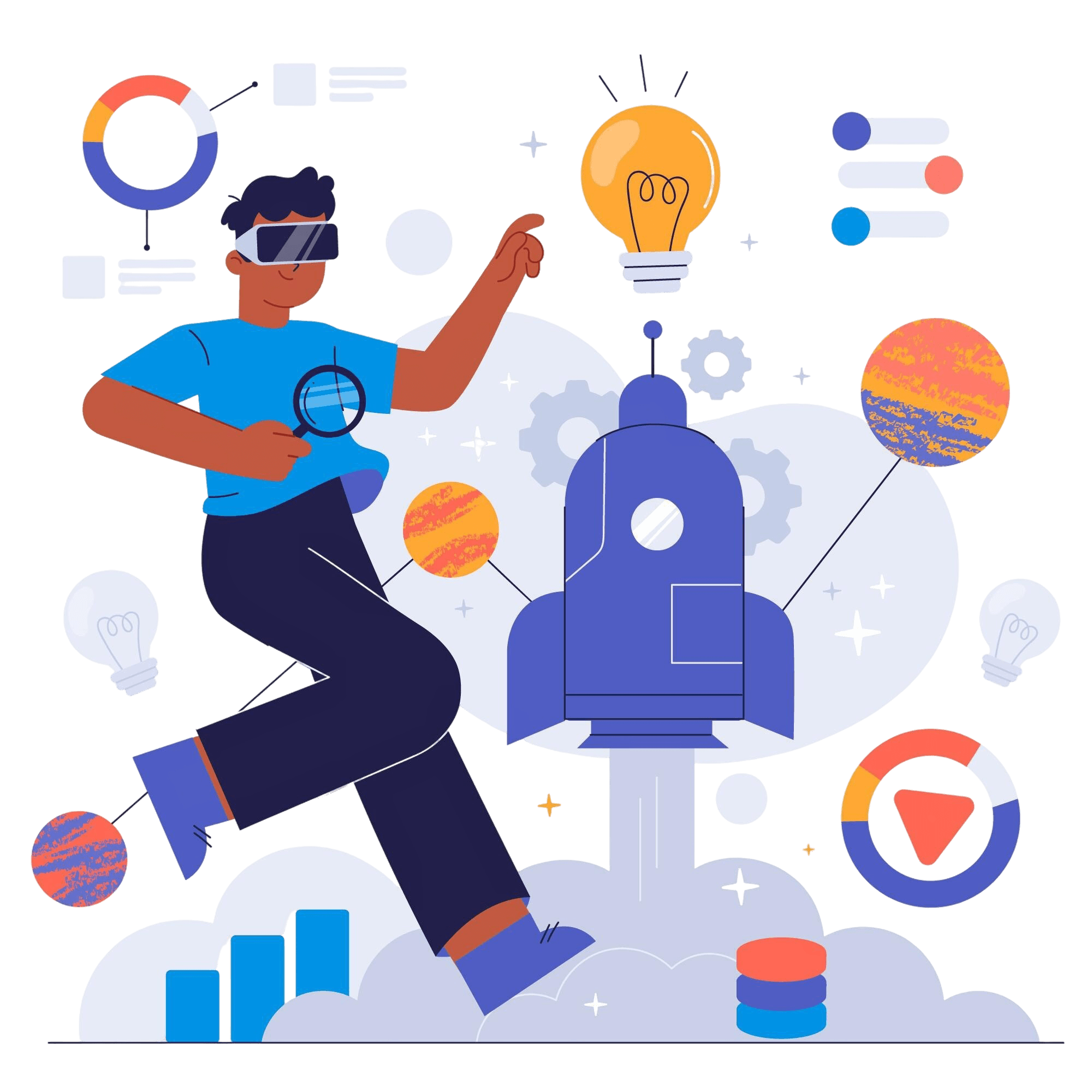 Decorative hero illustration